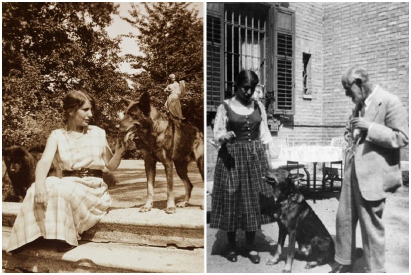 Anna Freud és kutyája, Wolf / Anna Freud, Wolf és Sigmund Freud