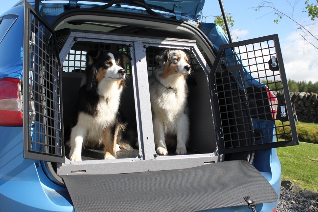 Egy masszív, rögzített boxban nagyobb biztonságban van kutyánk az utazás alatt