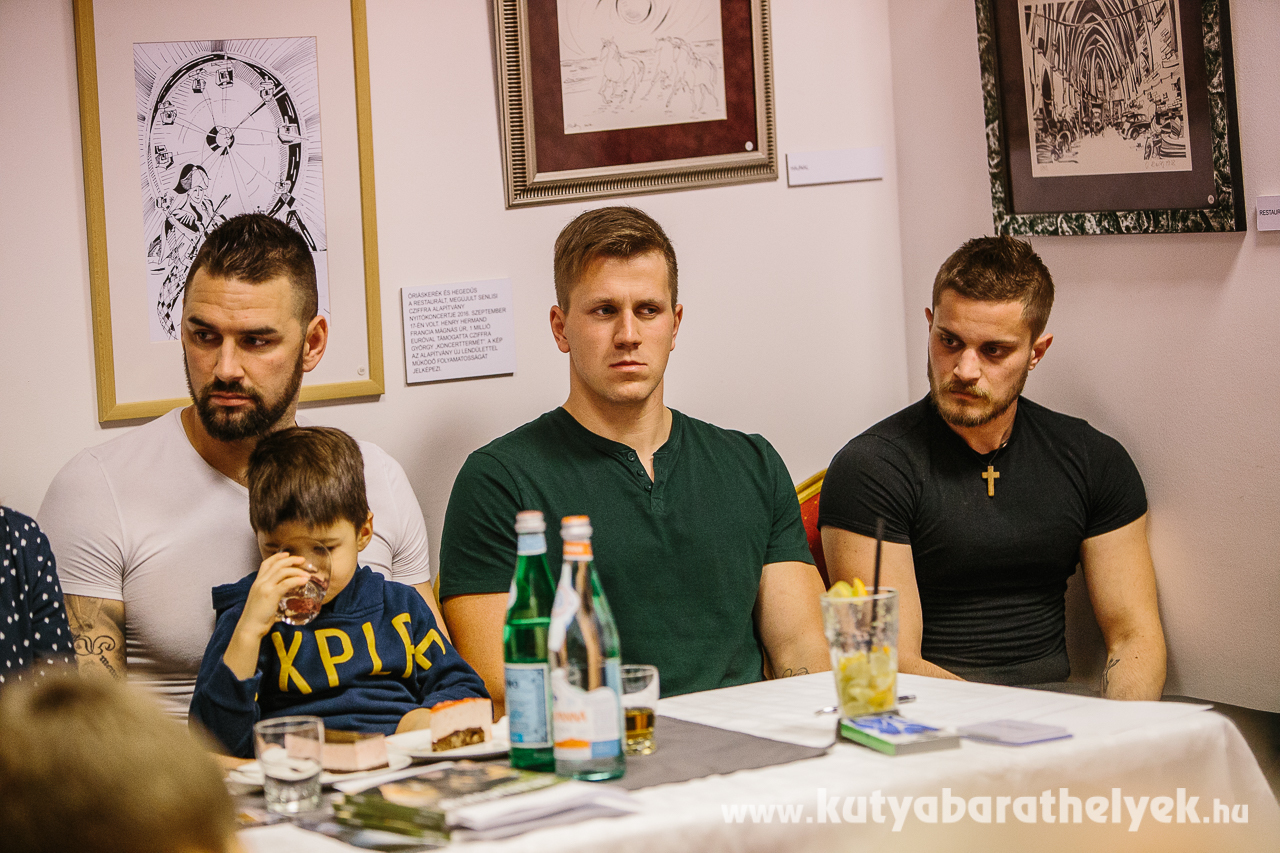 Kucsera Gábor, Molnár Szabolcs és Vida Ádám is részt vettek a naptárhoz készülő képek fotózásán