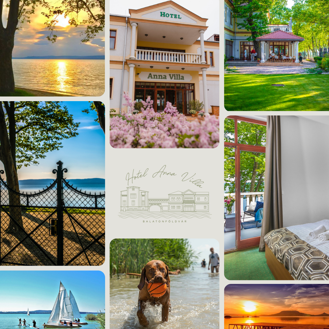 Kutyabarát álompihenés a Balaton-parton - Hotel Anna Villa