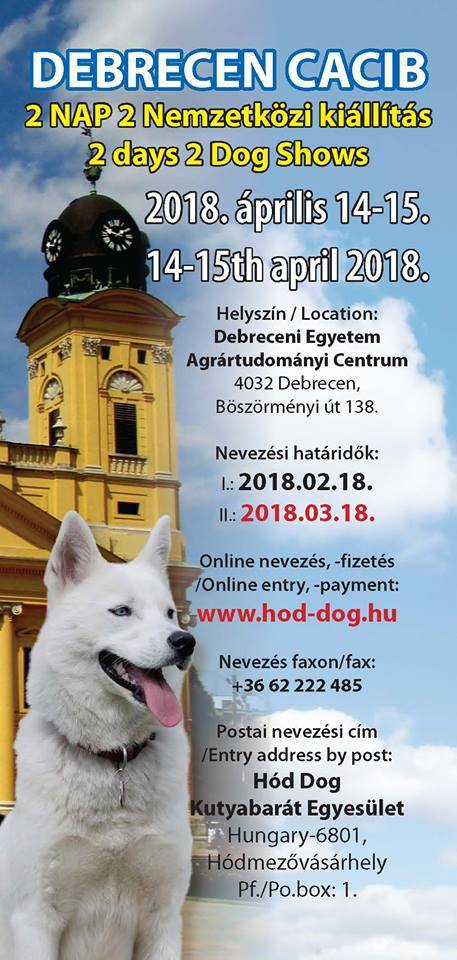 Debrecen 2X CACIB 2018