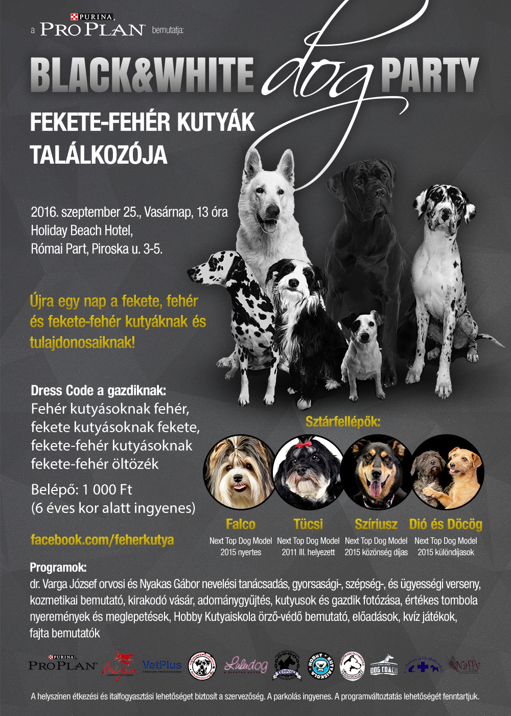 Pro Plan Black and White Dog party 2016