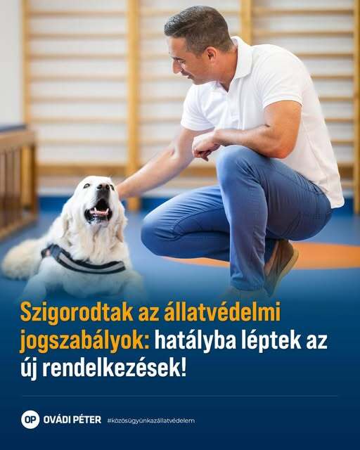 Ovádi Péter - Szigorodtak az állatvédelmi jogszabályok Ovádi Péter - Szigorodtak az állatvédelmi jogszabályok