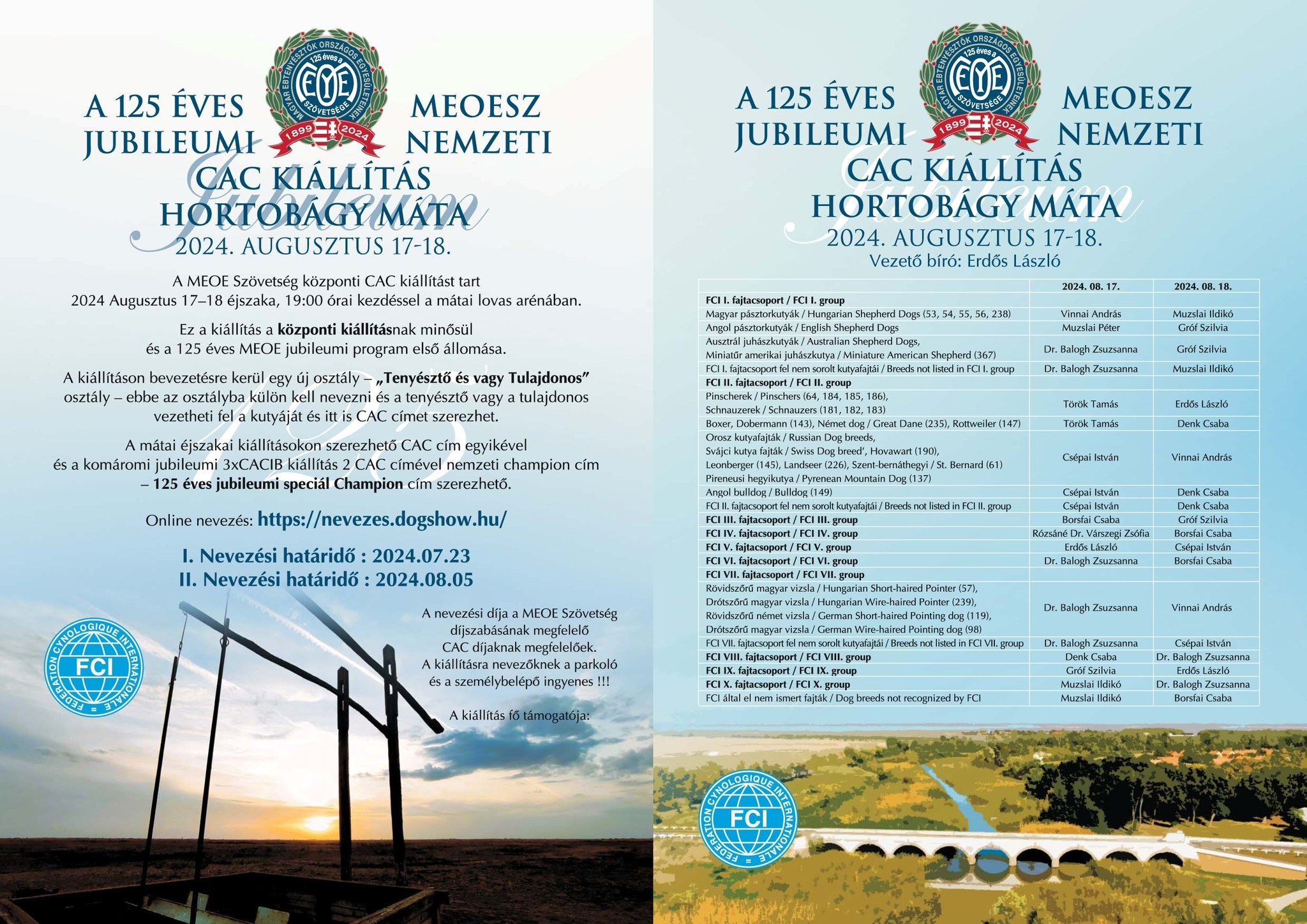 125 éves MEOESZ Jubileumi Nemzeti CAC kiállítás