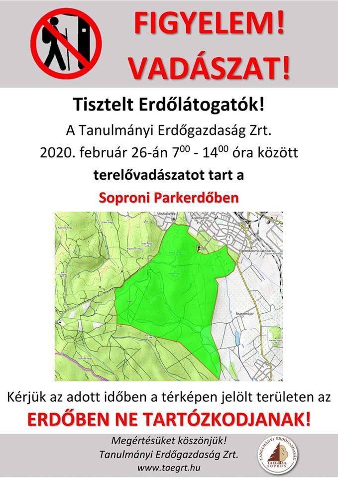 Erdőlátogatási korlátozás lesz a Soproni Parkerdőben