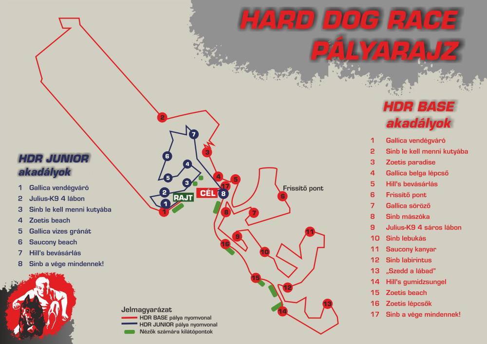 Ilyen volt a júniusi Hard Dog Race pálya