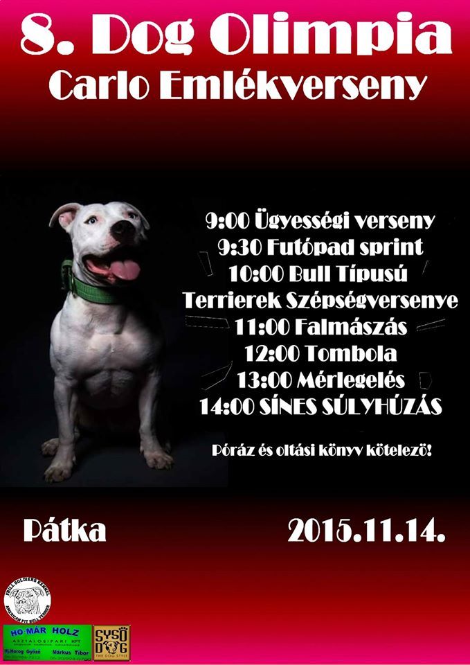 8. Dog Olimpia - Carlo Emlékverseny