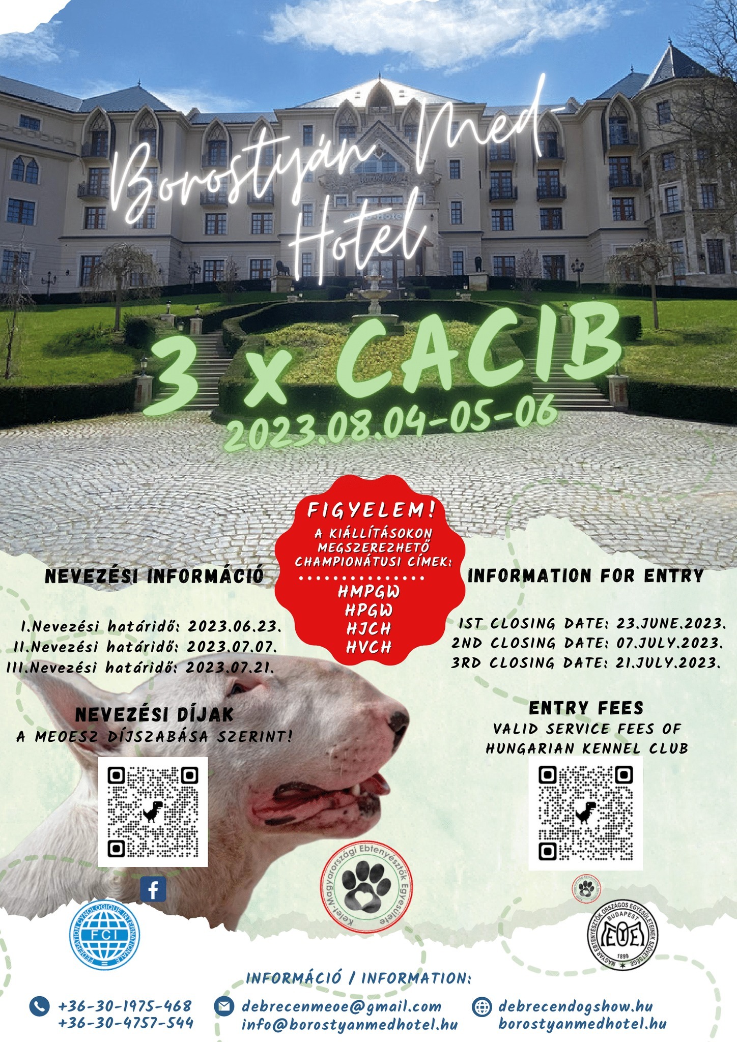 3xCACIB Debrecen