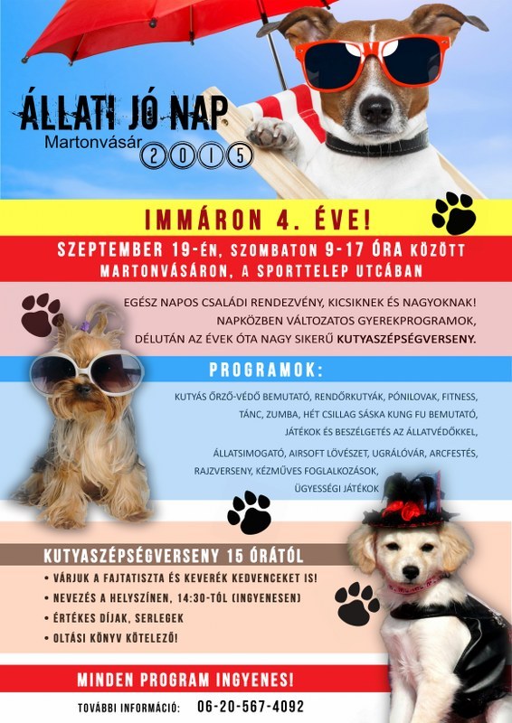 Állati jó nap 2015 plakát
