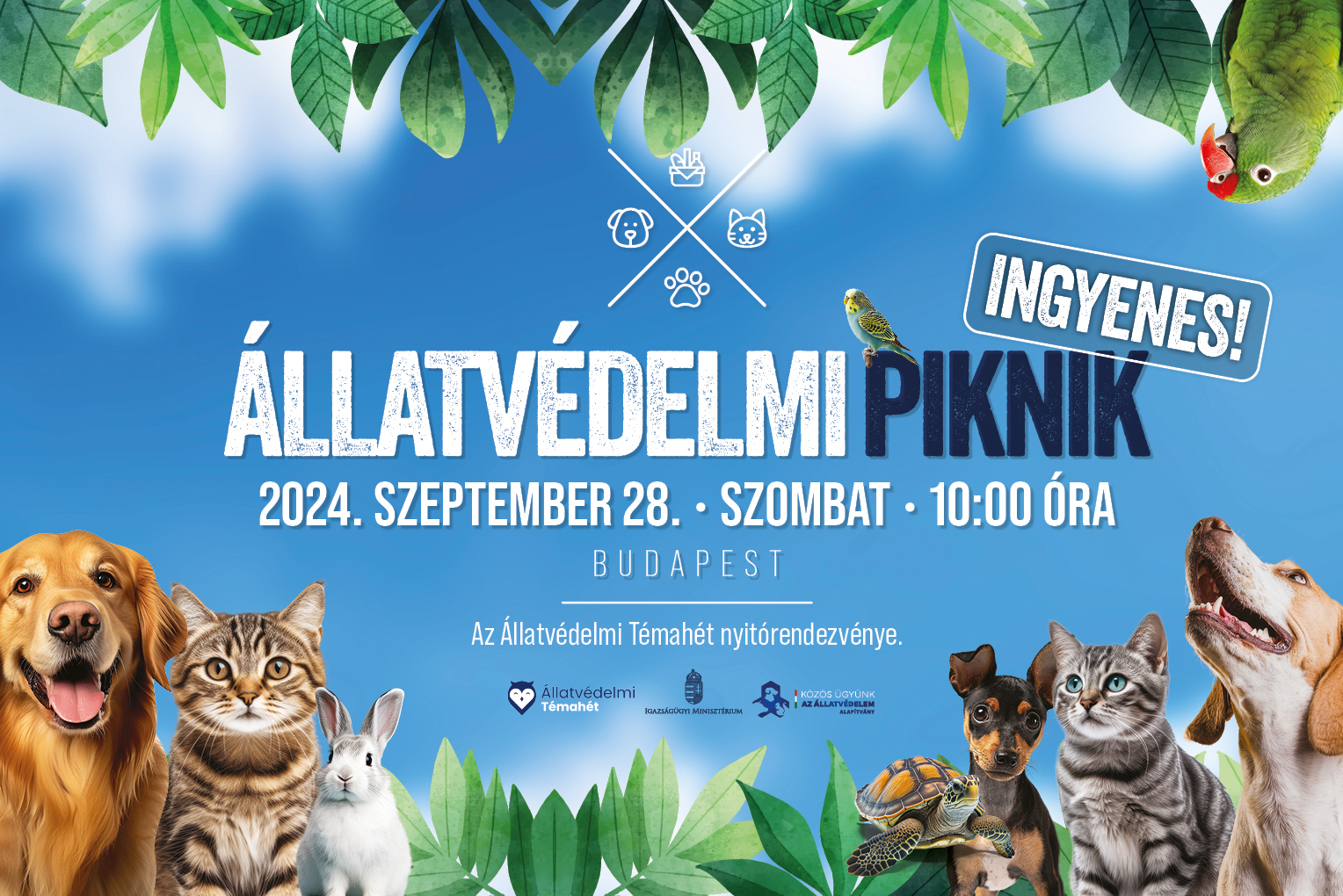 Állatvédelmi Piknik - ingyenes Állatvédelmi Témahét nyitóesemény