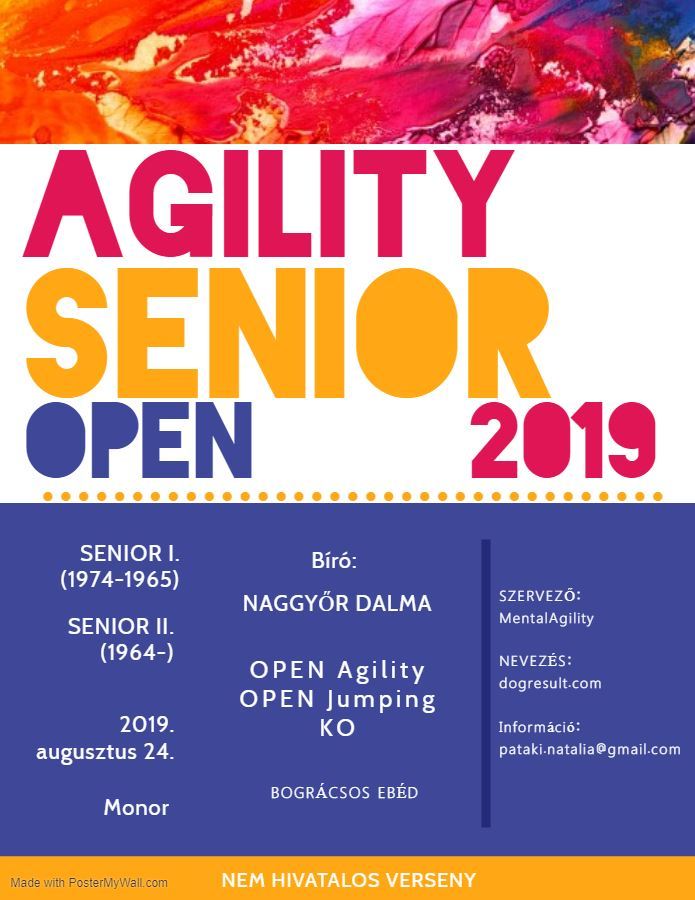 Agility Senior OPEN 2019