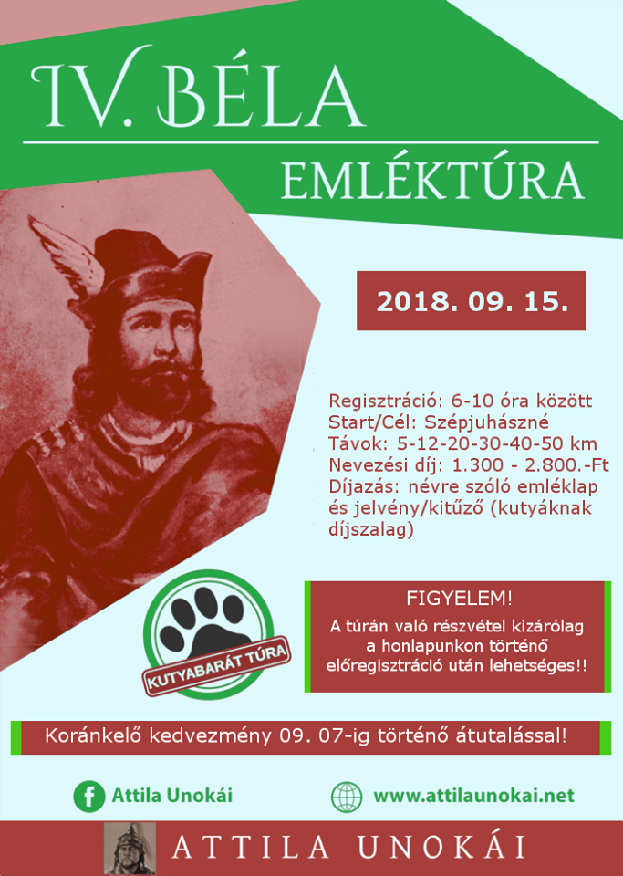 IV. Béla emléktúra - 2018. 09. 15.