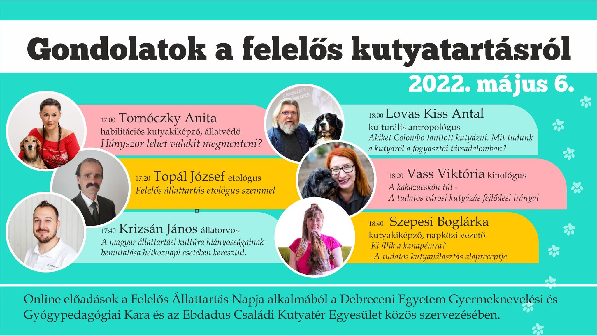 Gondolatok a felelős kutyatartásról - online rendezvény