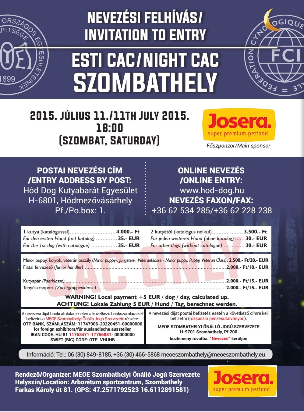 Esti CAC Szombathely