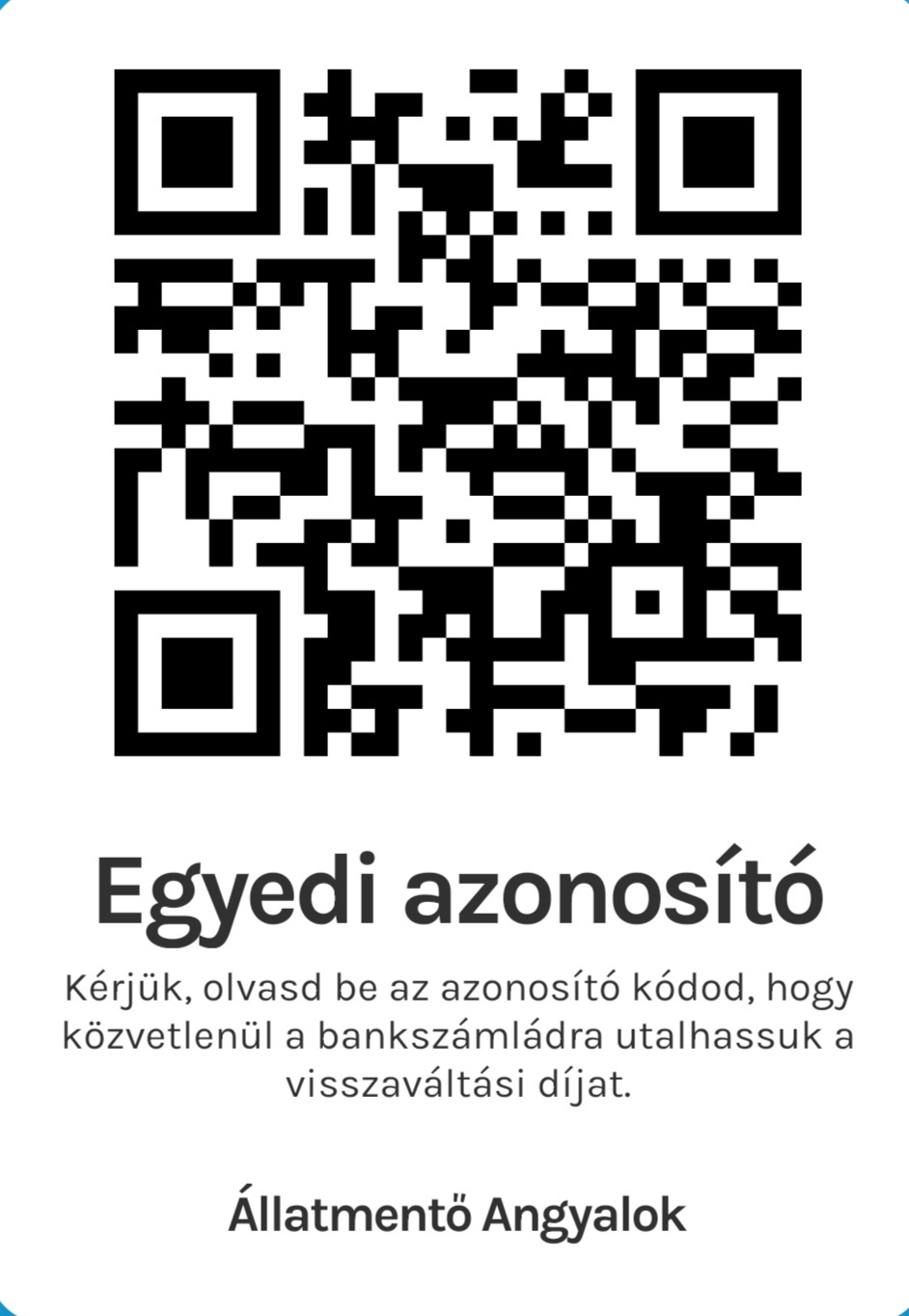 Állatmentő Angyalok QR kód