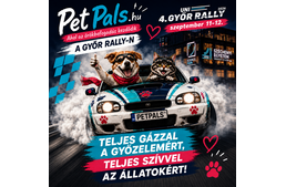 Teljes gázzal az állatokért – különleges állatvédelmi összefogás a 4.Uni Győr Rallyn.