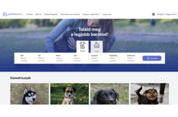 Korszerű gazdikereső oldal indul a Közös ügyünk az állatvédelem Alapítvány támogatásával