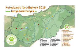 Kutyabarát strandok és fürdőhelyek Magyarországon - 2016