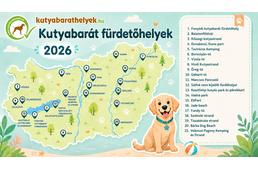 Íme a kutyás fürdetőhelyek 2026-ban is!