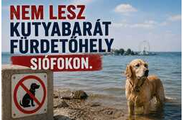 Újfent leszavazták Siófokon a kutyabarát fürdetőhely ügyét!