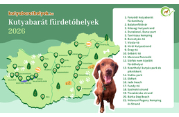 Íme a kutyás fürdetőhelyek 2026-ban is!