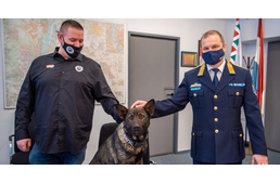Új állatvédelmi megállapodás a BRFK-n: a rendőrkutyák is részt vettek az ünnepélyes szerződéskötésen