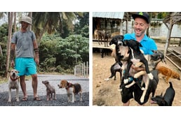 Halálközeli élménye inspirálta az ír férfit, hogy kutyákat mentsen Thaiföldön