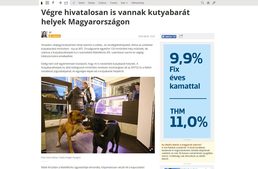 Index - Végre hivatalosan is vannak kutyabarát helyek Magyarországon